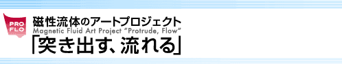 PRO FLO Magnetic Fluid Art Project "Protrude, Flow" ̂̃A[gvWFNgu˂oAv